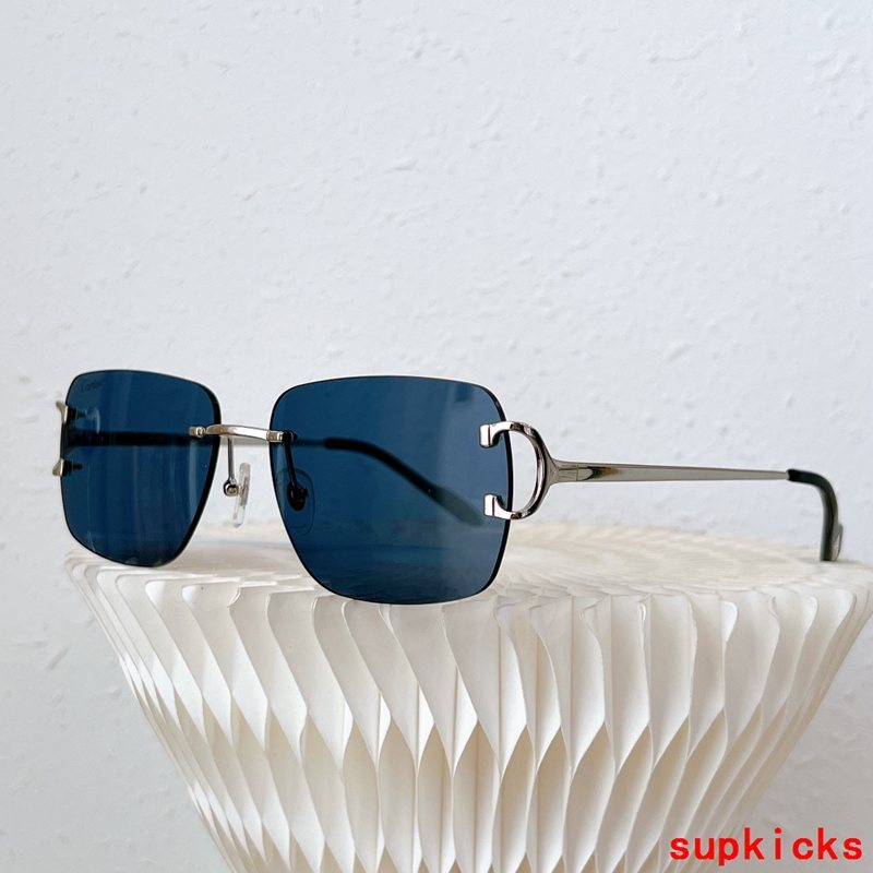 Angled view of Cartier unisex sunglasses