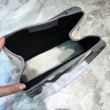 Effortless Faux Leather Handbag - Modern Structured Build | Women's Statement Accessory #767 - alternate angle view (image 8) of designer-inspired handbag