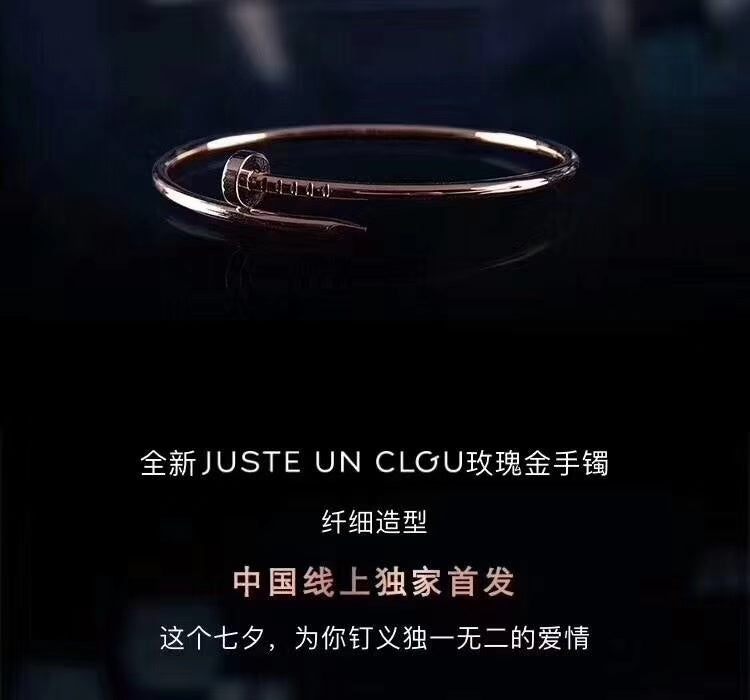 Full view of Cartier unisex jewelry piece