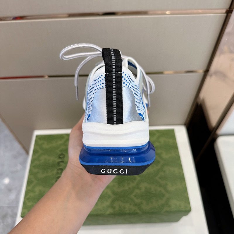 Gucci bold contrast luxury sneakers view 5 streetwear statement look