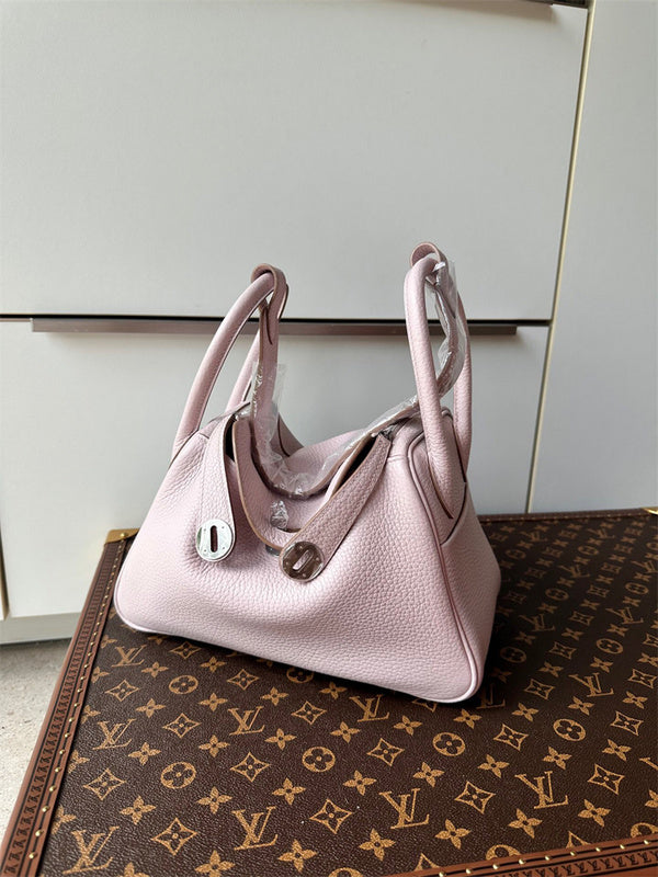 Side view of everyday-ready structured handbag