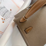Close-up detail of elegant bag design