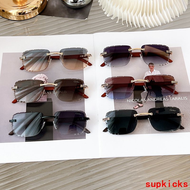 Lifestyle view of Cartier unisex sunglasses