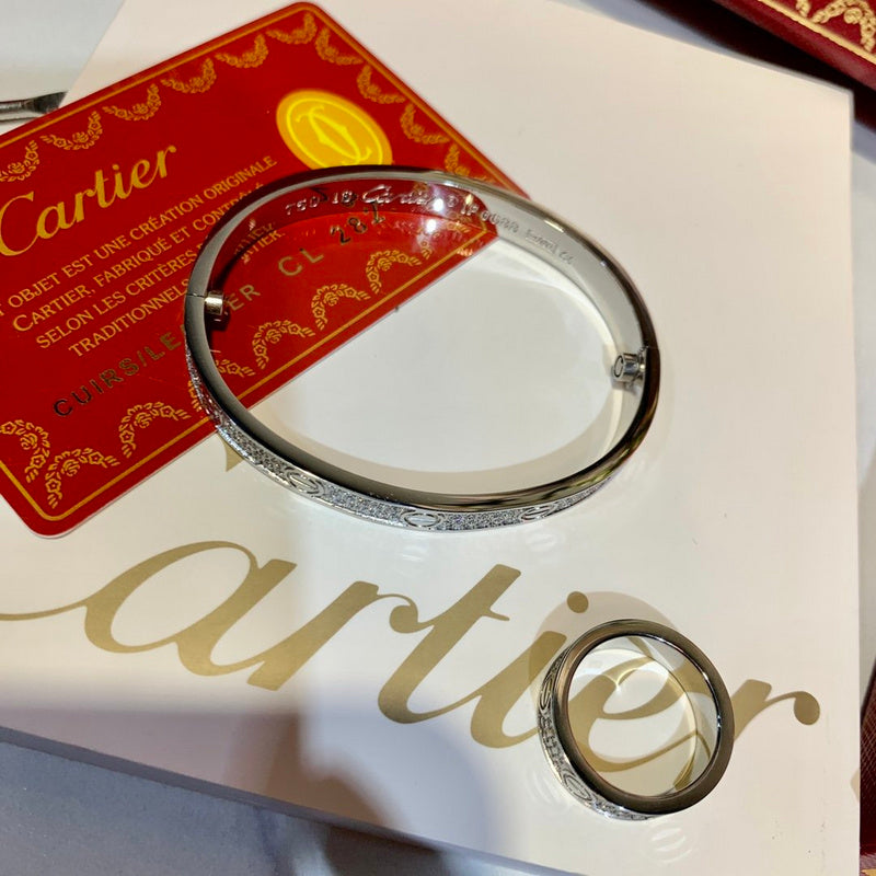 Full view of Cartier unisex jewelry piece