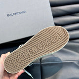 Balenciaga shoes Style 077 - close-up of iconic logo design