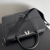 Statement Vegan Leather Handbag - Modern Structured Build | Women's Designer-Inspired Purse #1587 - close-up detail shot (image 3) of designer-inspired handbag