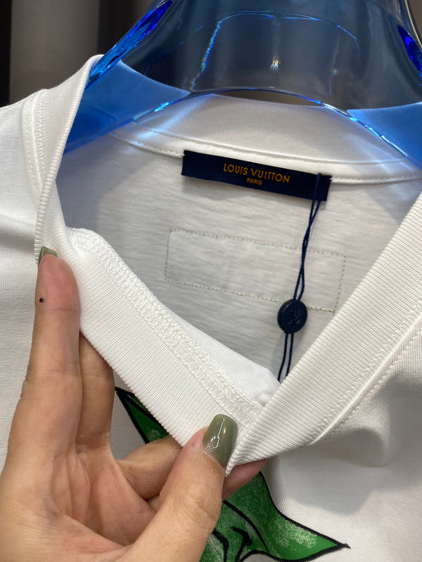 Back view of Louis Vuitton cotton t-shirt with tailored silhouette