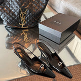 Front view of Saint Laurent luxury piece style No.004