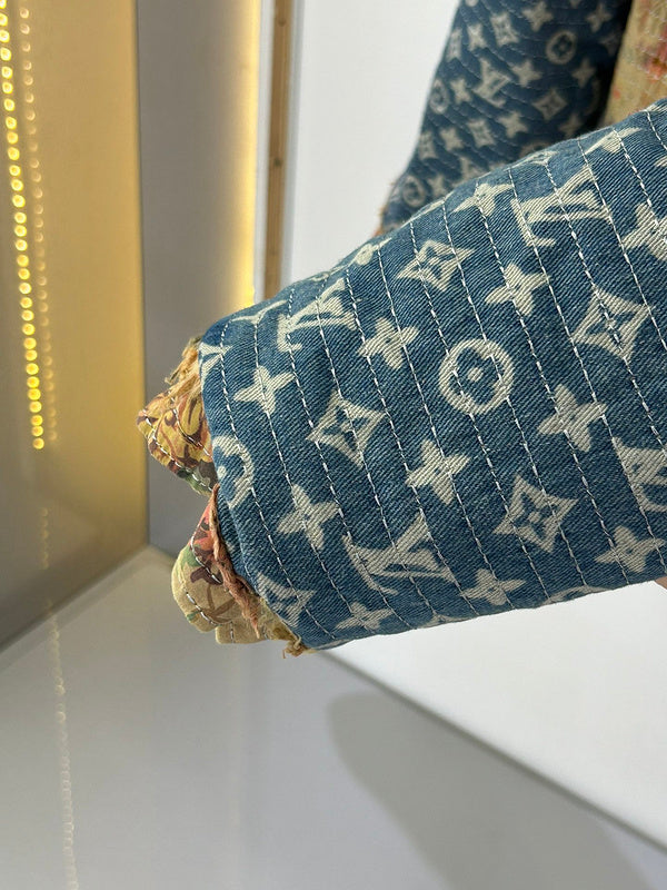 Back view of Louis Vuitton luxury clothing with contemporary cut