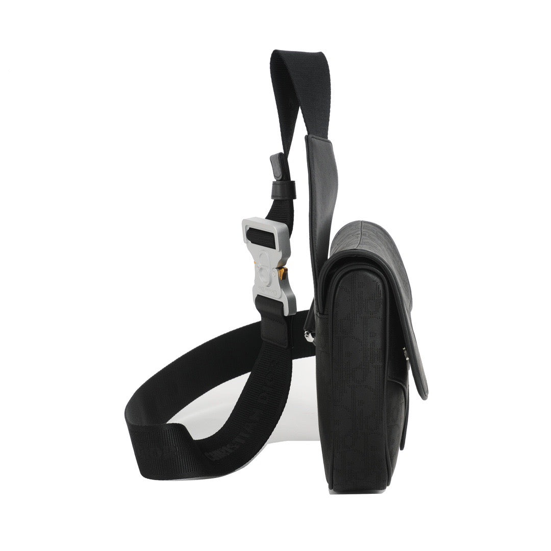 Front view of Christian Dior Saddle Bag premium cd saddle bag