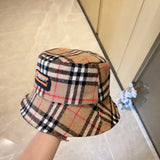 Close-up detail view of Burberry unisex cap