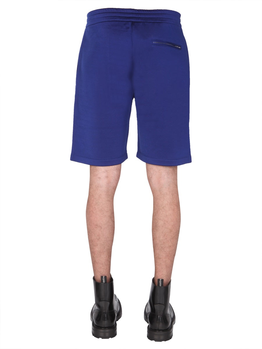 Alexander McQueen Shorts? Alexander Mcqueen Men Shorts With Embroidered Logo Everyday Lightweight Designer Shorts