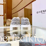 Givenchy Red Ankle Boots - Close-Up Texture View