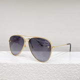 Close-up detail view of Louis Vuitton unisex sunglasses