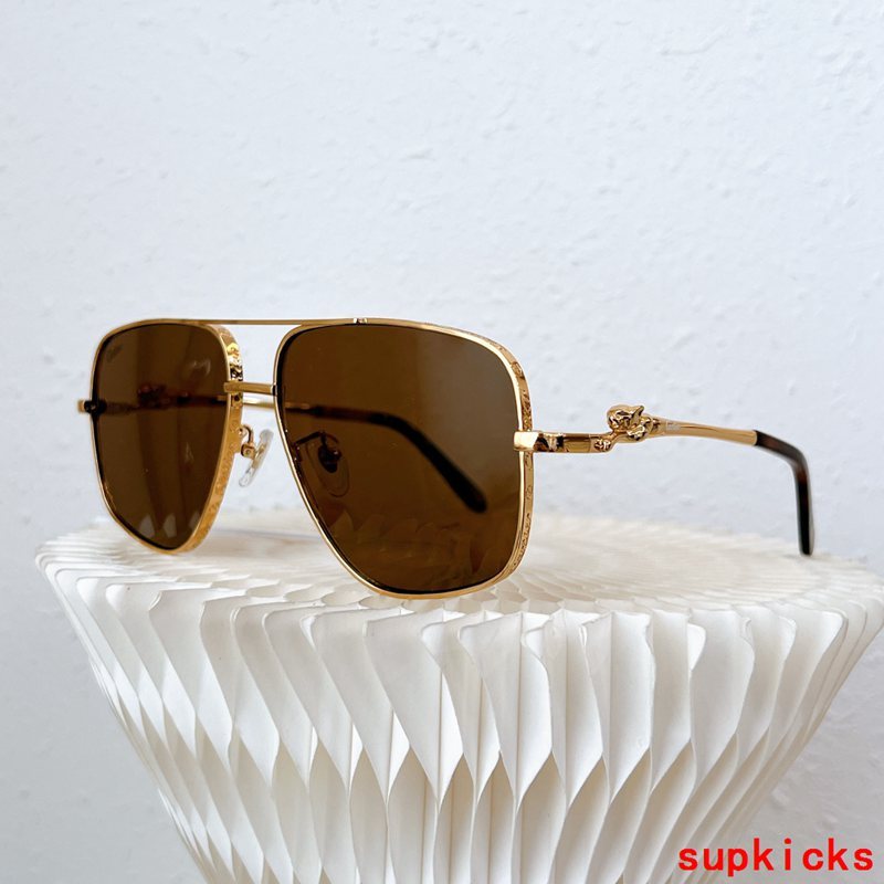 Angled view of Cartier unisex sunglasses