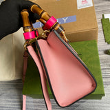 Interior view of premium classic women's handbag – women's statement bag