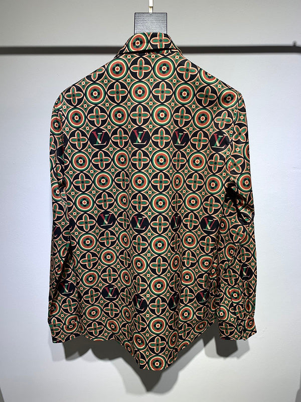 Side profile of Louis Vuitton cotton t-shirt with signature branding