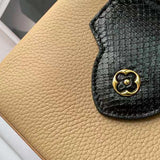 Top view of signature modern women's handbag – women's luxury handbag