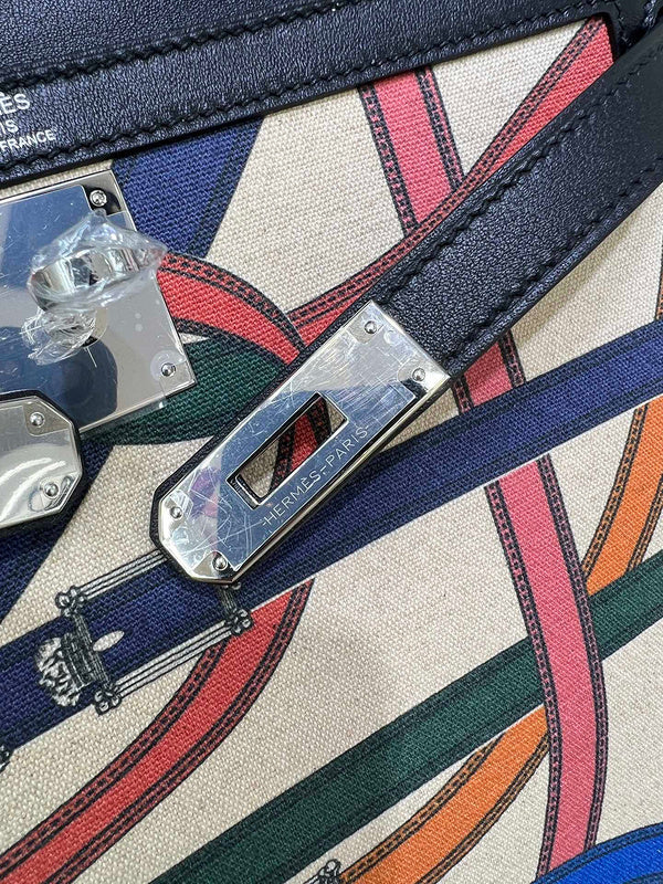 Close-up detail of contemporary bag design