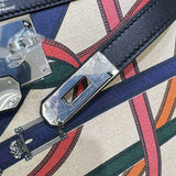 Close-up detail of contemporary bag design