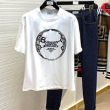 Burberry t-shirt front view designer style