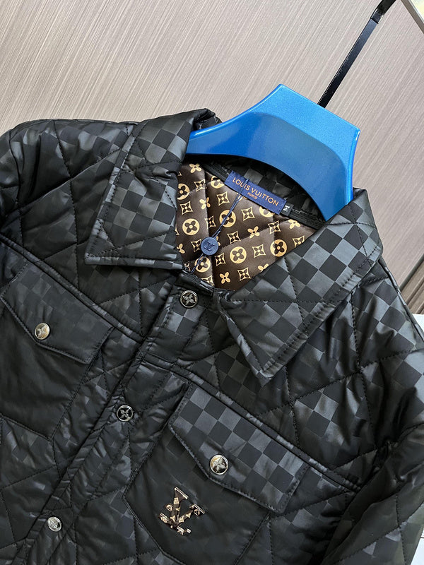 Full styled look of Louis Vuitton luxury clothing with streetwear-inspired cut
