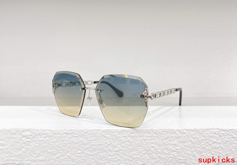 Angled view of Louis Vuitton unisex sunglasses