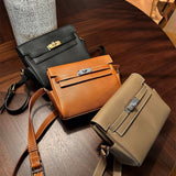Considered bag shown from front angle