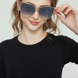 Lifestyle view of Louis Vuitton unisex sunglasses