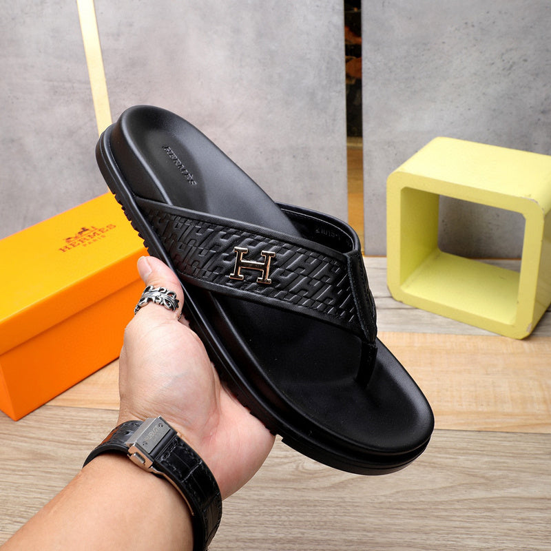 Hermès Chocolate Brown Slip-On Sneakers - Close-Up Texture View