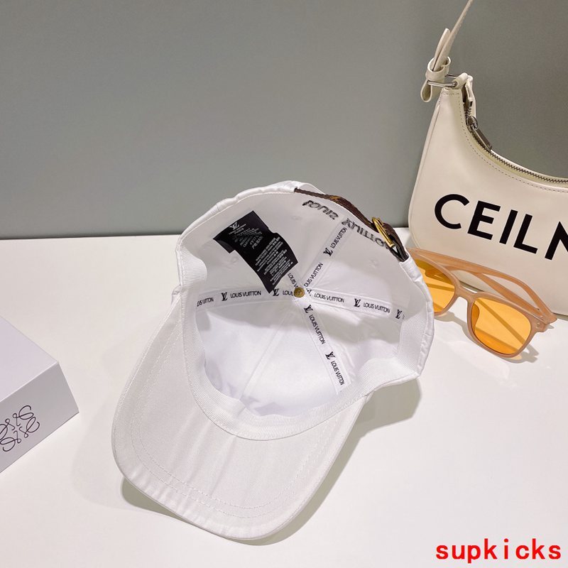 Side view of Louis Vuitton unisex cap