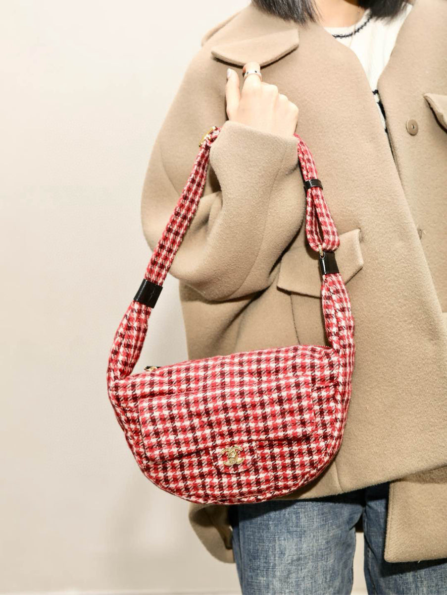 Front view of Chanel Large Hobo Bag premium bag