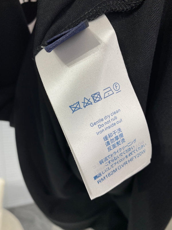 Back view of Louis Vuitton cotton t-shirt with streetwear-inspired cut