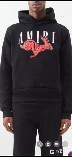 Amiri hoodie side view — premium authentic designer style