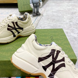 Gucci sneakers detailed view showing premium designer craftsmanship