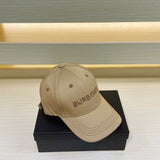 Side view of Burberry unisex cap