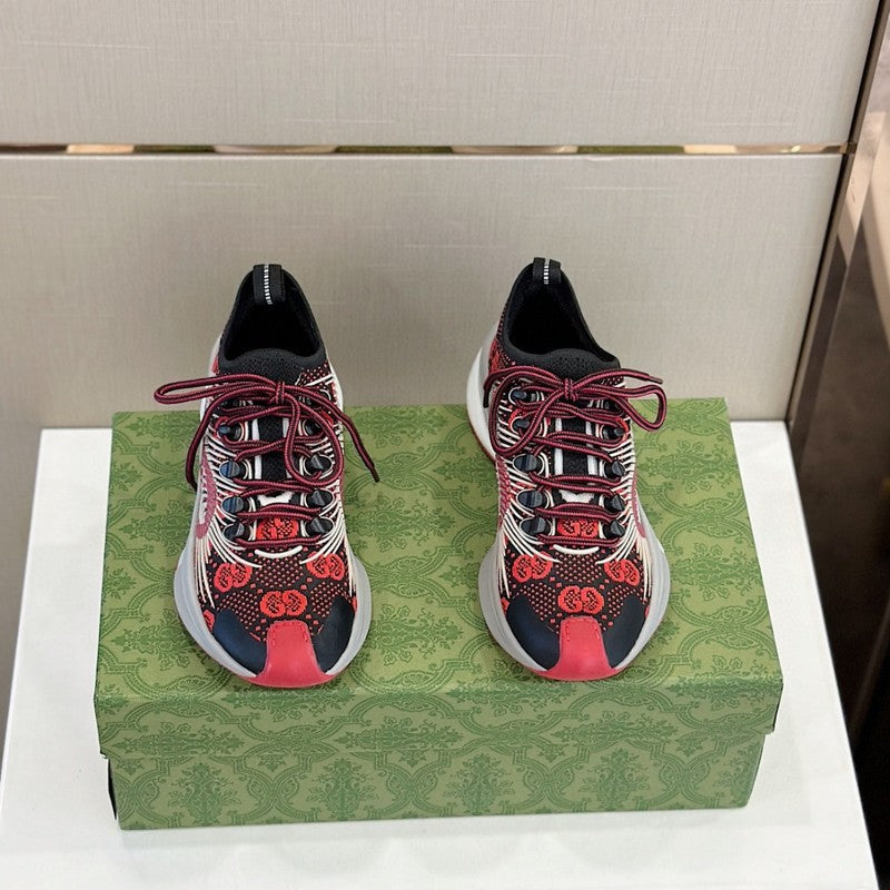 Gucci two-tone luxury sneakers view 10 minimalist modern build