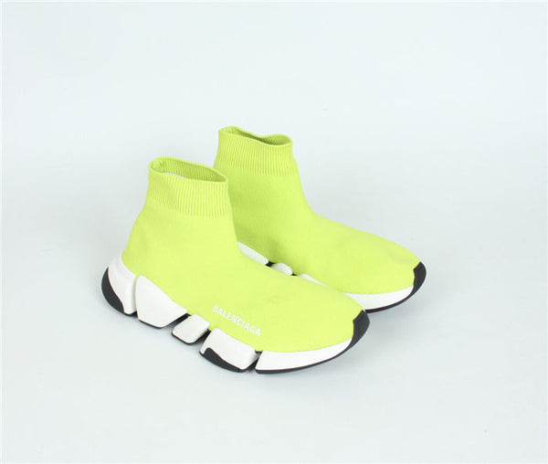 Balenciaga Chocolate Brown High-Top Sneakers - Angled View