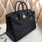 Interior view of structured premium bag