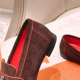 Hermes shoes Style 261 - texture and material detail