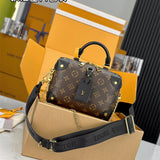  clean-lined top-handle bag detail view showing craftsmanship