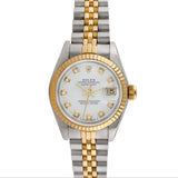 Side view of Rolex women's watch