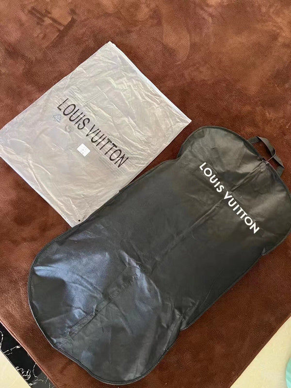 Back view of Louis Vuitton luxury clothing with everyday silhouette