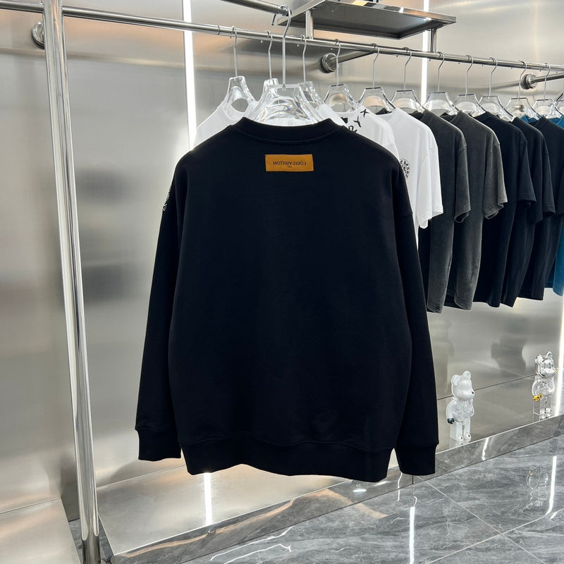 Back view of Louis Vuitton luxury clothing with relaxed-fit cut