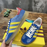 Gucci classic monochrome luxury sneakers view 6 retro runner design