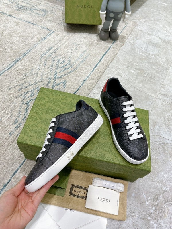Gucci clean off-white luxury sneakers view 7 premium leather build