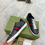 Gucci clean off-white luxury sneakers view 7 premium leather build