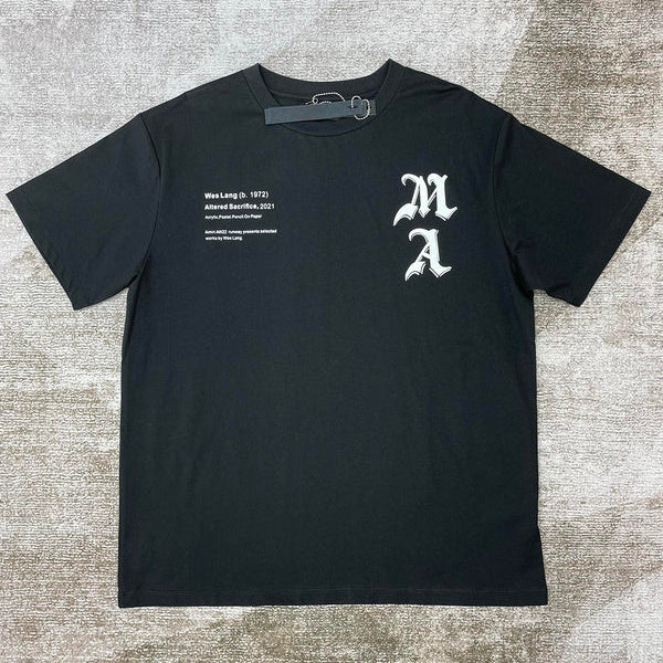 Amiri t-shirt front view designer style