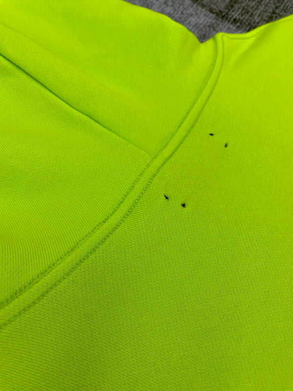 Close-up of Amiri hoodie craftsmanship