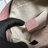 Side profile of statement everyday-luxe women's handbag – women's premium purse
